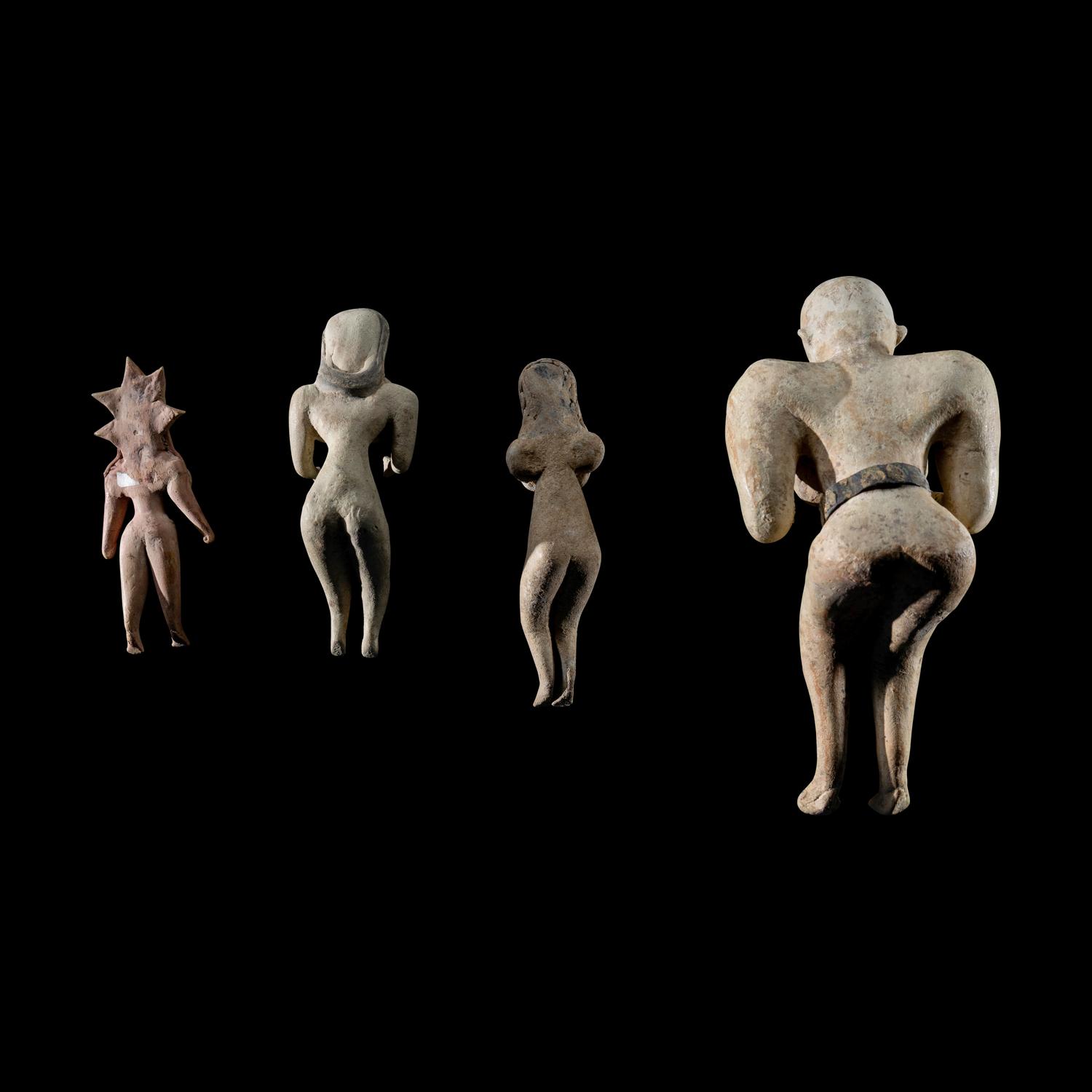 Four Indus Valley Terracotta Female Figures
