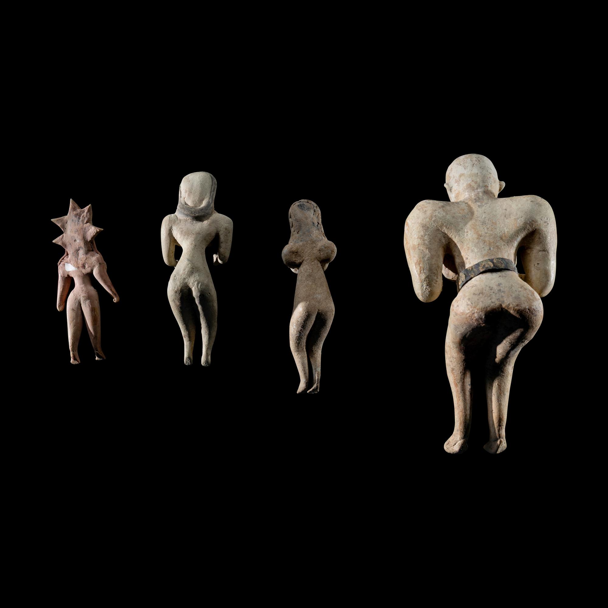 Four Indus Valley Terracotta Female Figures
