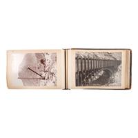 [CALIFORNIA]. Album showing the construction of the first water viaduct to Los Angeles. [Near Fort Tejon, CA]: N.p., 24 March-7 June 1896.