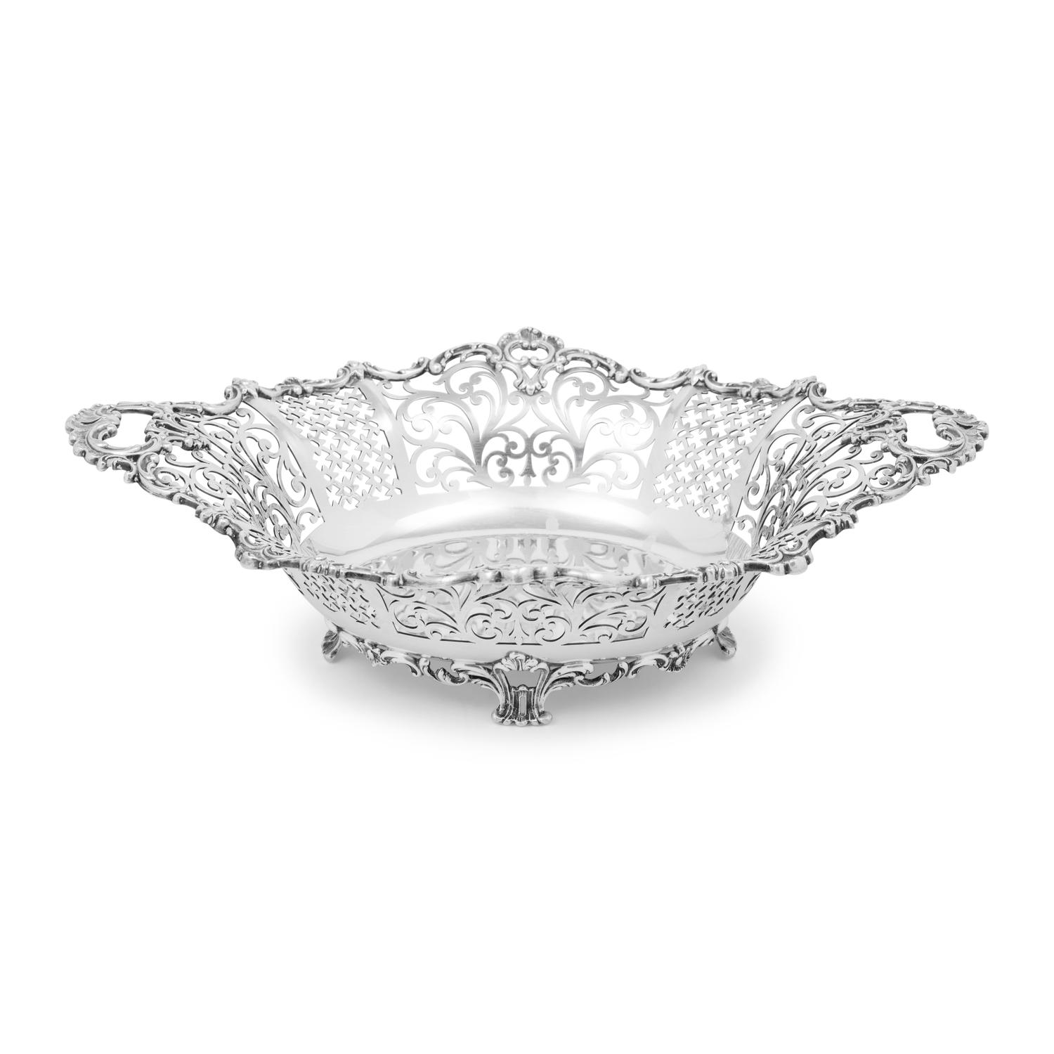 An American Silver Centerpiece Basket