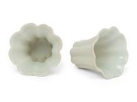 Four Blanc-de-Chine Porcelain Wine Cups