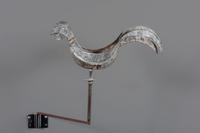 A Cut and Molded Tin-Sheet Metal Rooster Weathervane