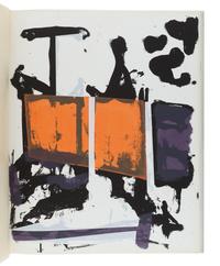 [TIBER PRESS - ABSTRACT EXPRESSIONISM]. ASHBERY, John. The Poems . Prints by Joan MITCHELL. -- KOCH, Kenneth. Permanently. Prints by Alfred LESLIE. [with:] O'HARA, Frank. Odes. Prints by Michael GOLDBERG. -- SCHUYLER, James. Salute. Prints by Grace HARTIGAN. New York: Tiber Press, [1960].