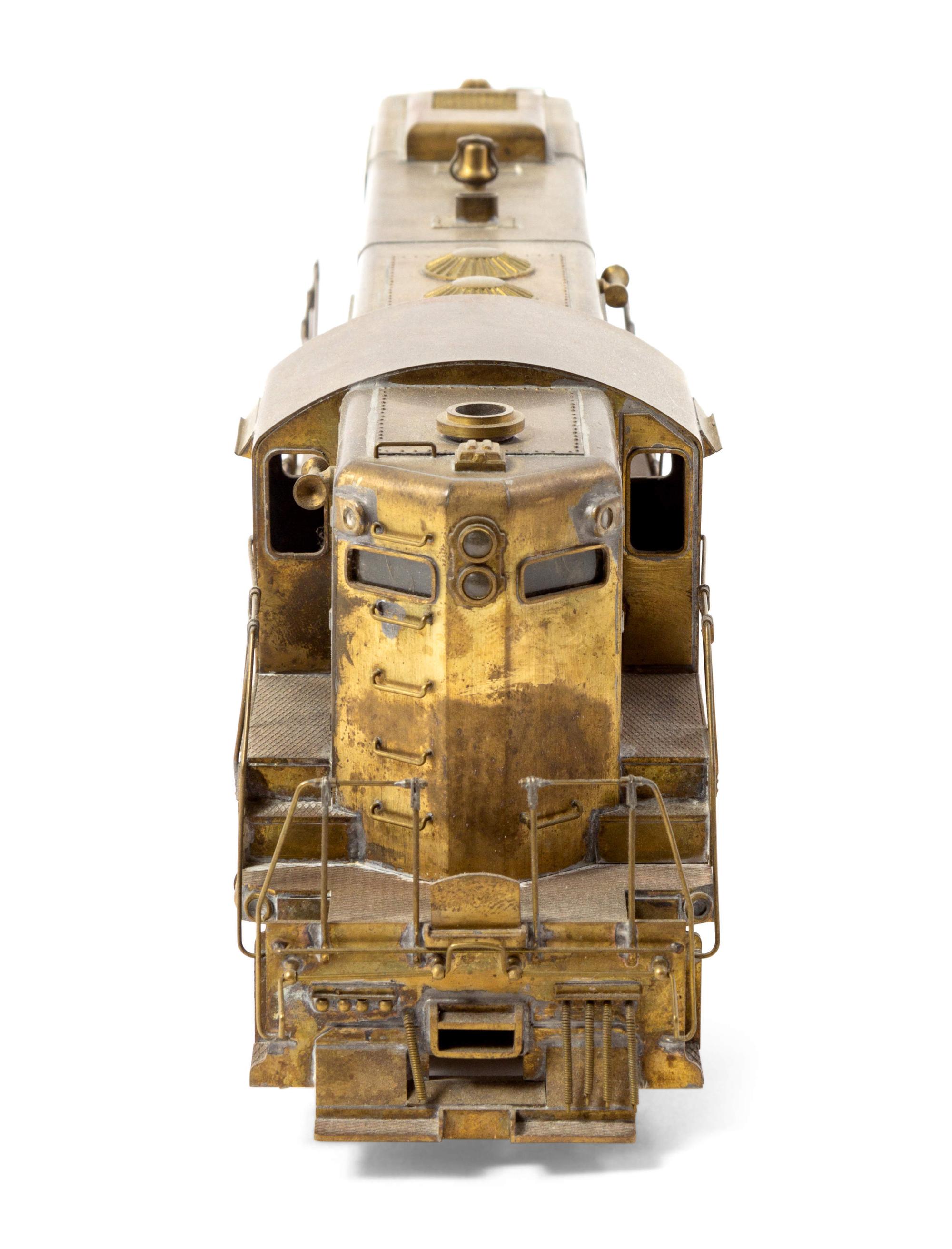 A Brass O-Gauge Diesel Locomotive