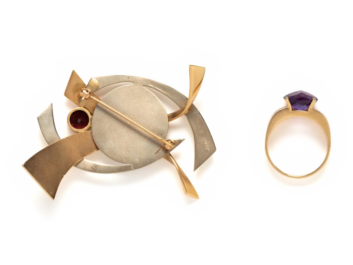 COLLECTION OF GOLD AND MULTIGEM JEWELRY