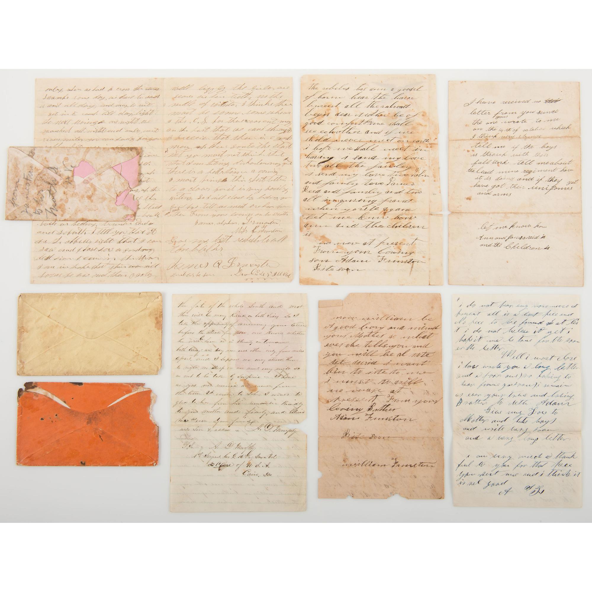 Civil War Archive of Midwestern Soldiers and Brothers James and Adam Funston