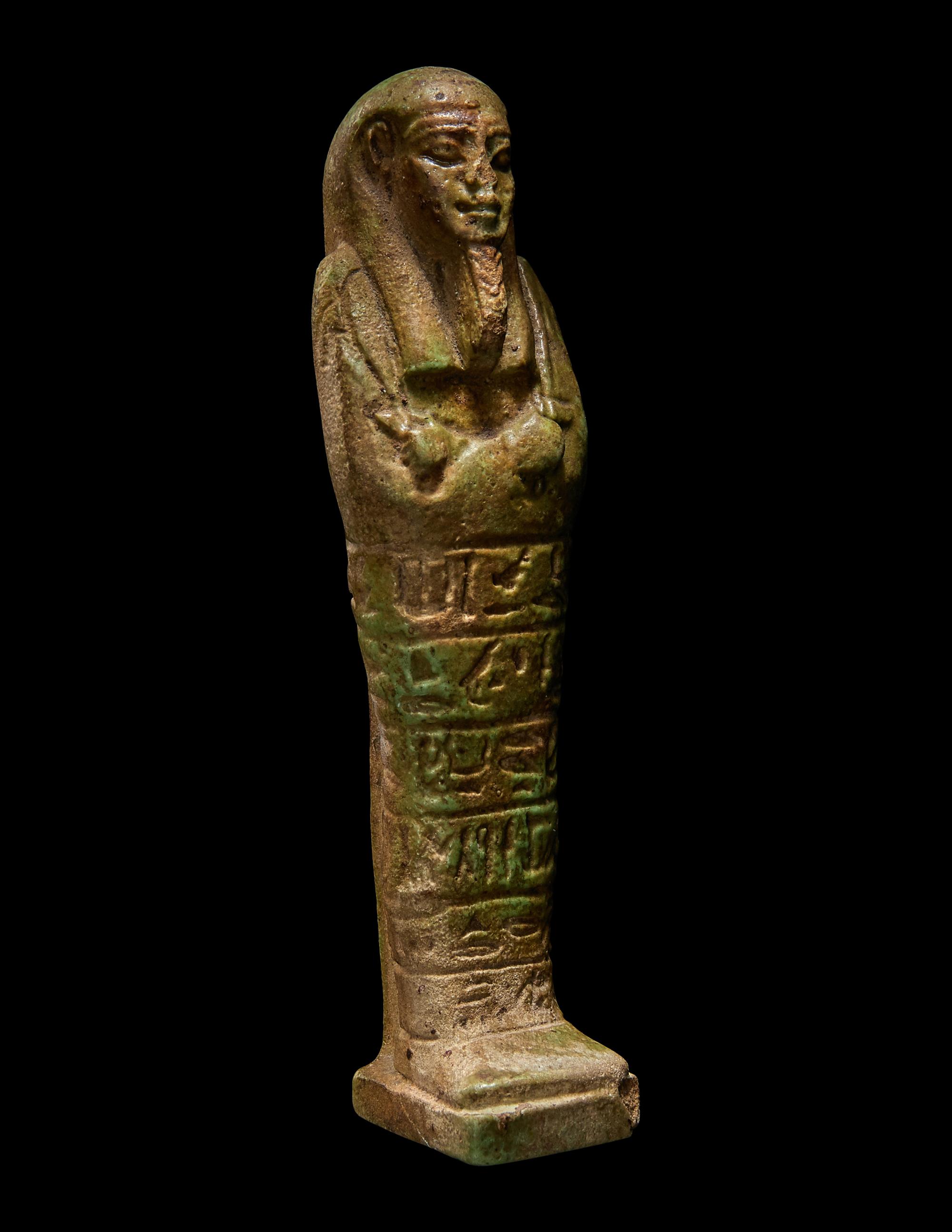 An Egyptian Faience Ushabti