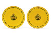 A Pair of French Plates