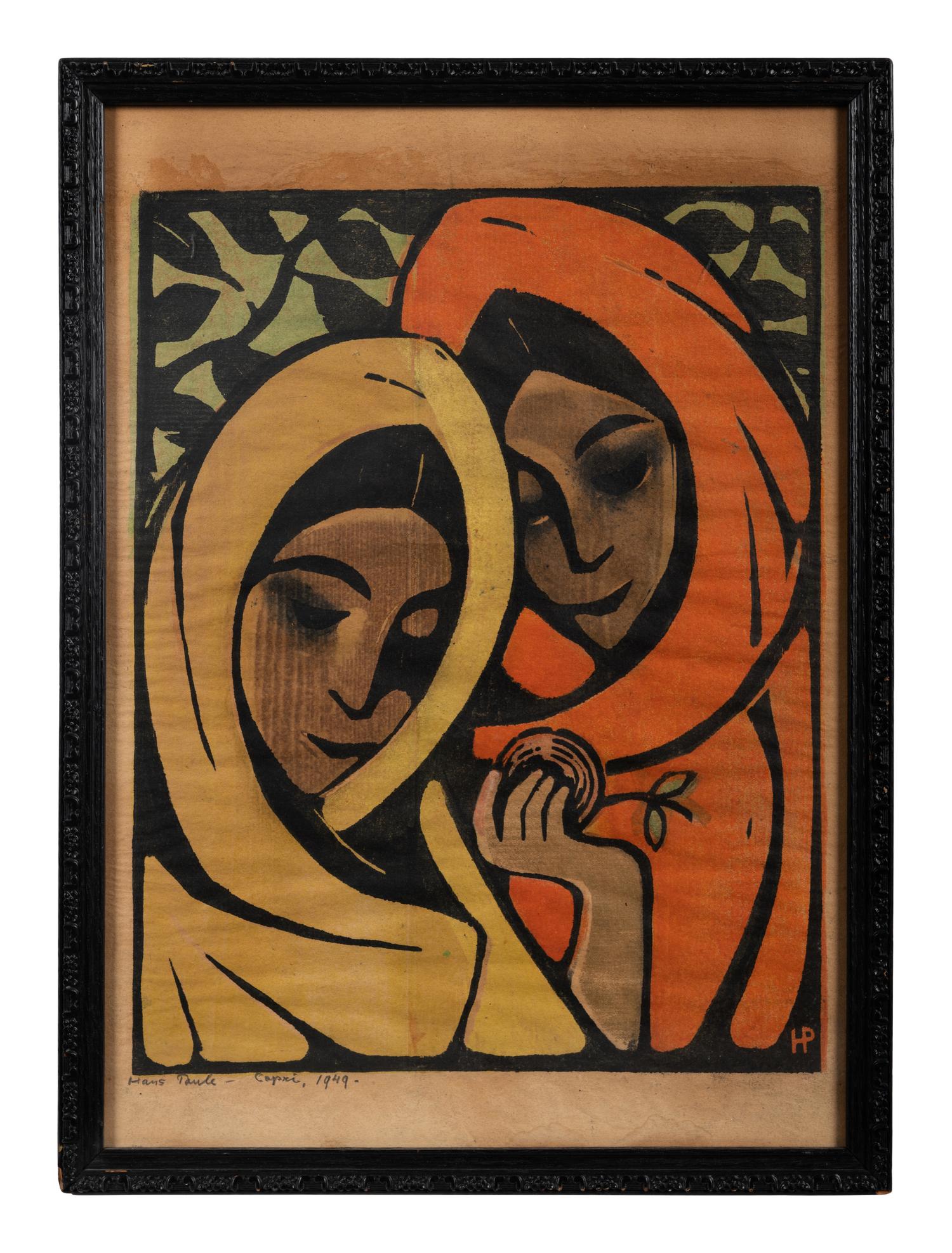 A group of three prints