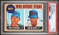 A 1968 Topps Nolan Ryan Rookie Baseball Card No. 177 (PSA 3 VG)