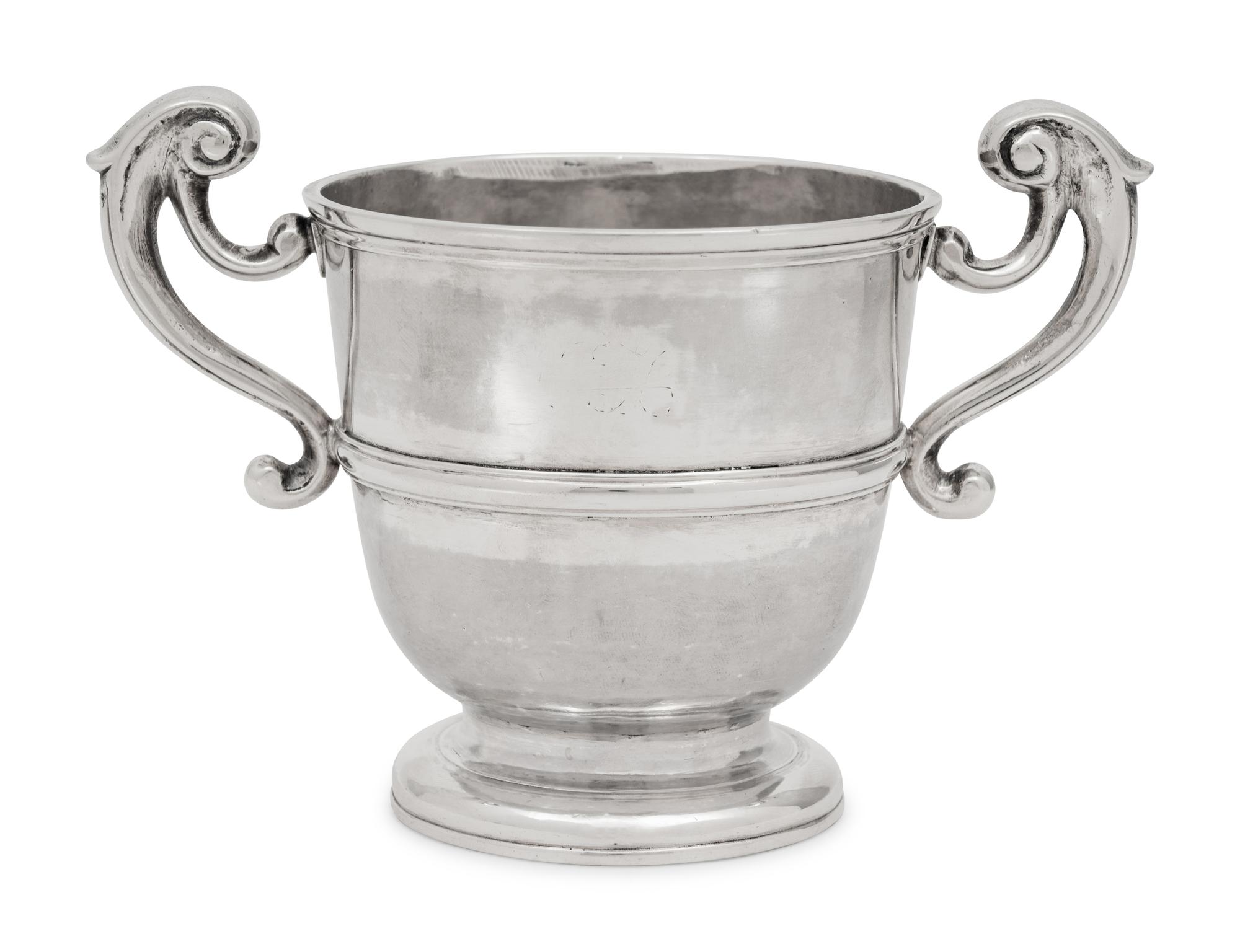 An Irish George I Silver Loving Cup