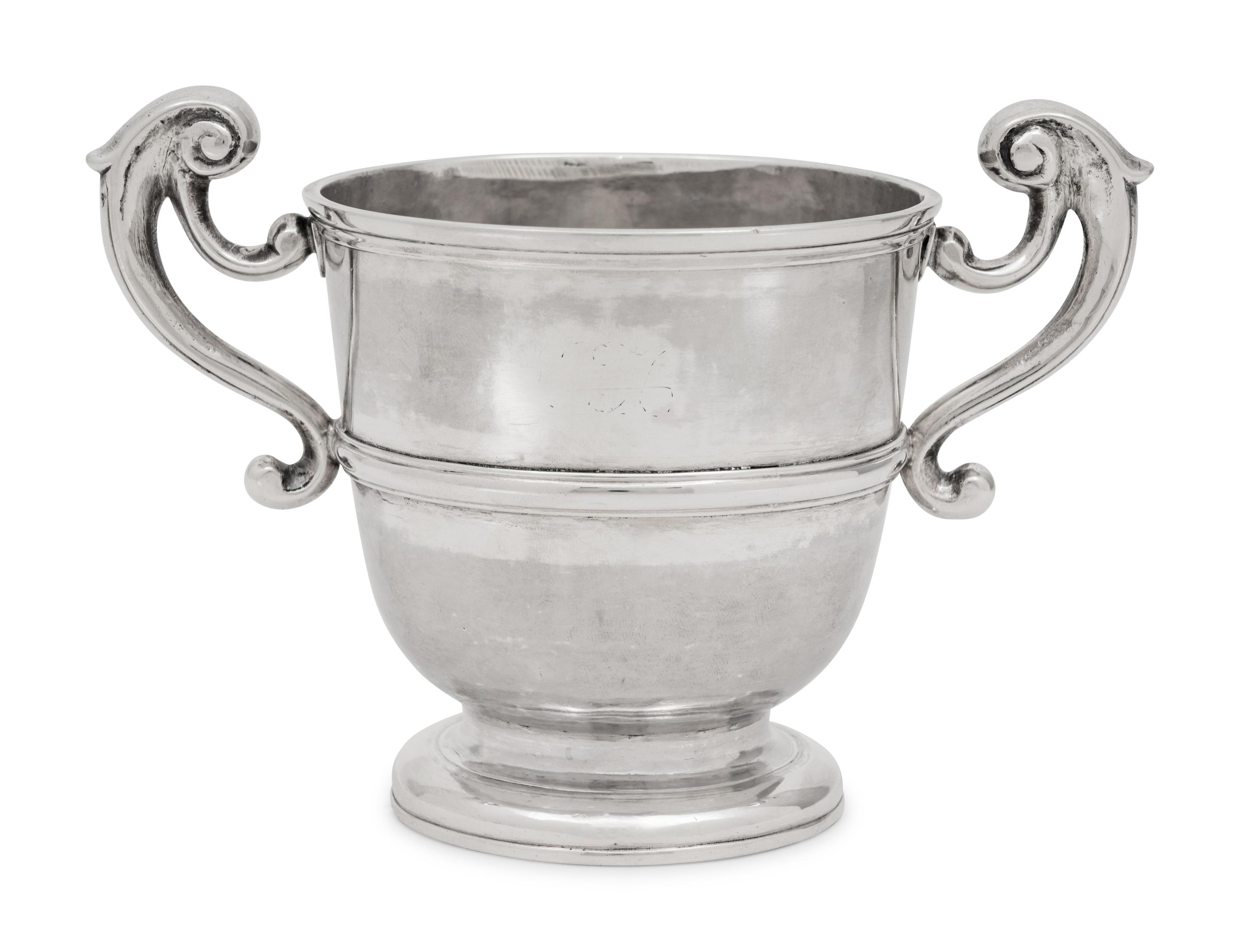 An Irish George I Silver Loving Cup