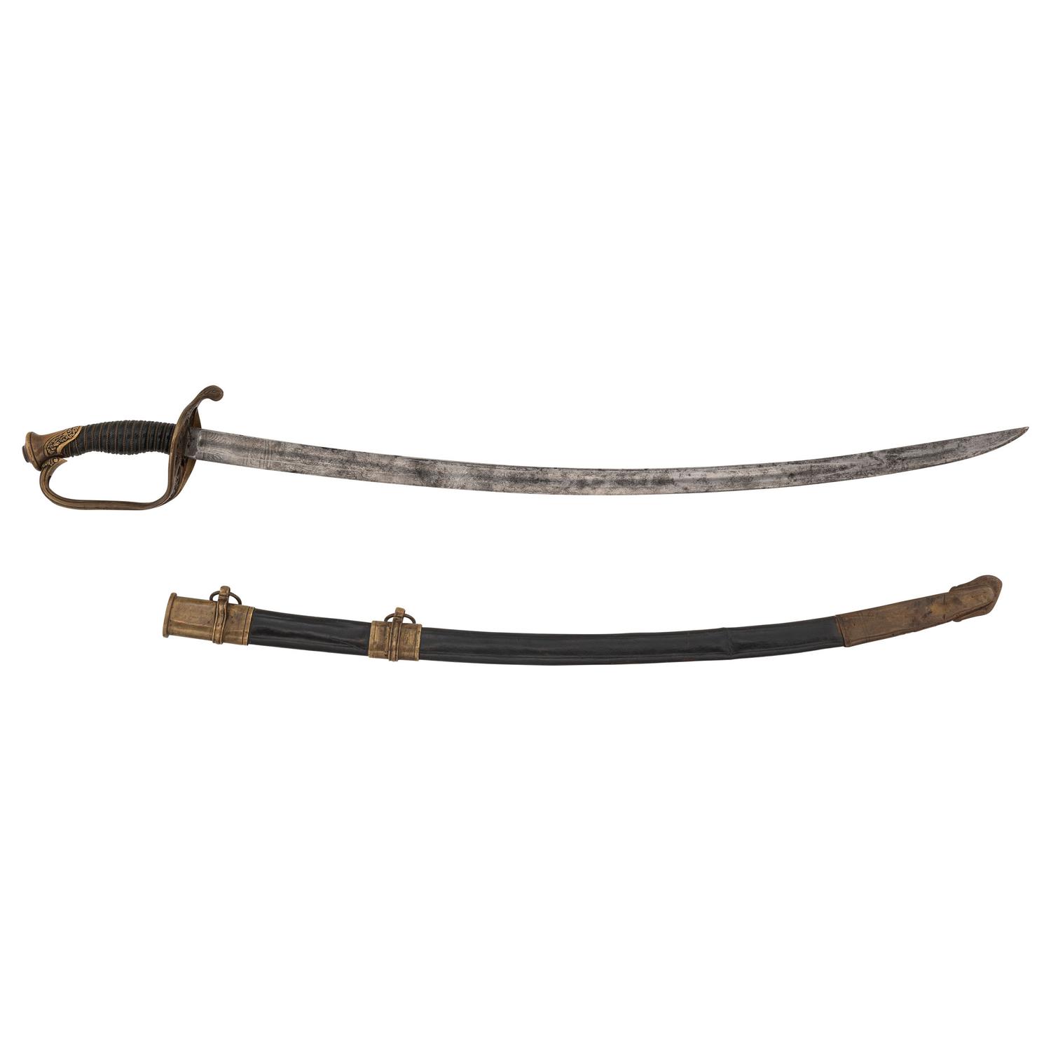 Horstmann Curved Blade Foot Officers Sword Presented to 1st Lt. (later Lt. Col.) Pingree, 3rd Vermont Infantry - Congressional Medal of Honor Recipient