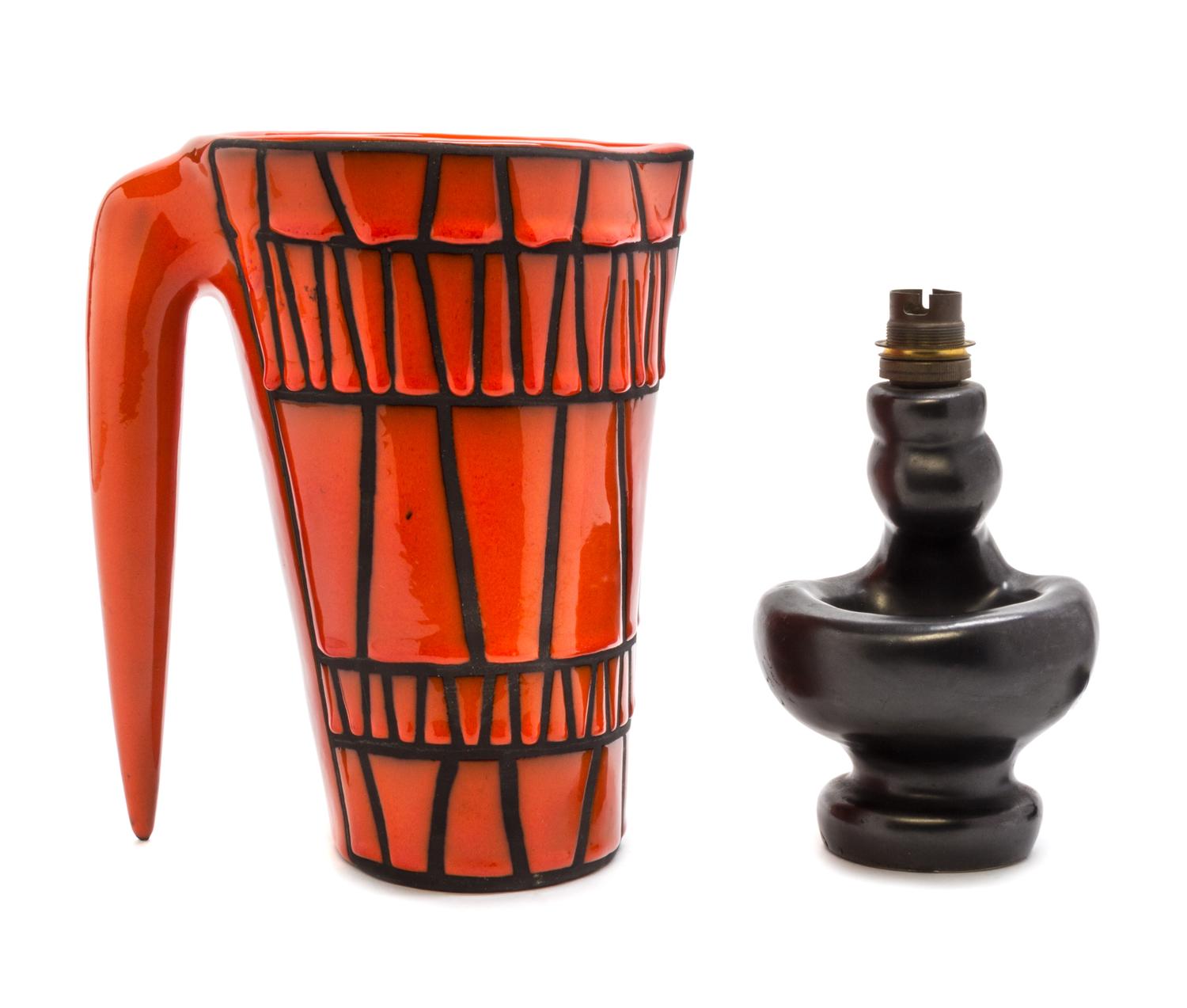 A Collection of French Ceramics Height of tallest 9 inches. — CIRCA 1950-1960