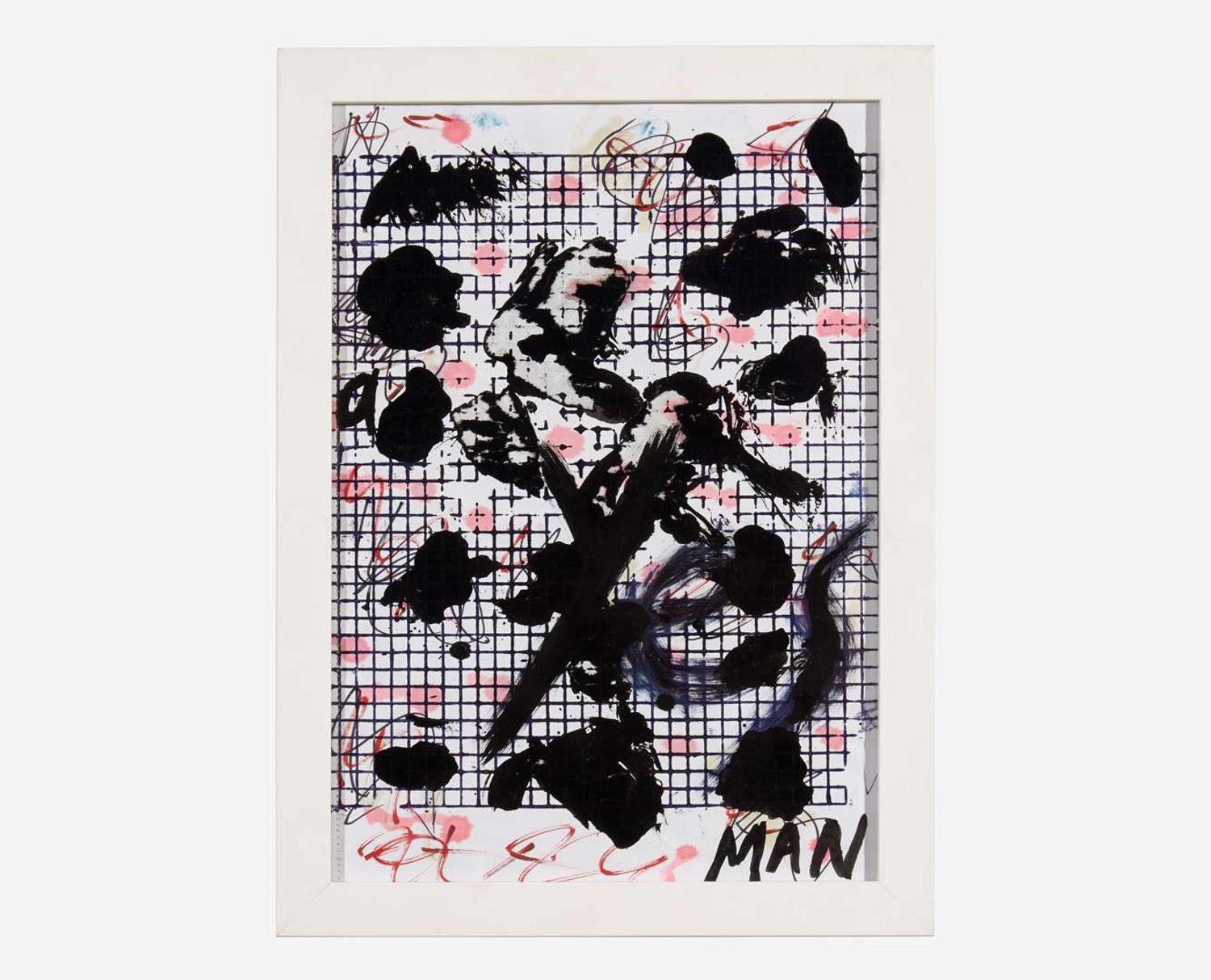 Oscar Murillo (Colombian, b. 1986) - Untitled (Man)