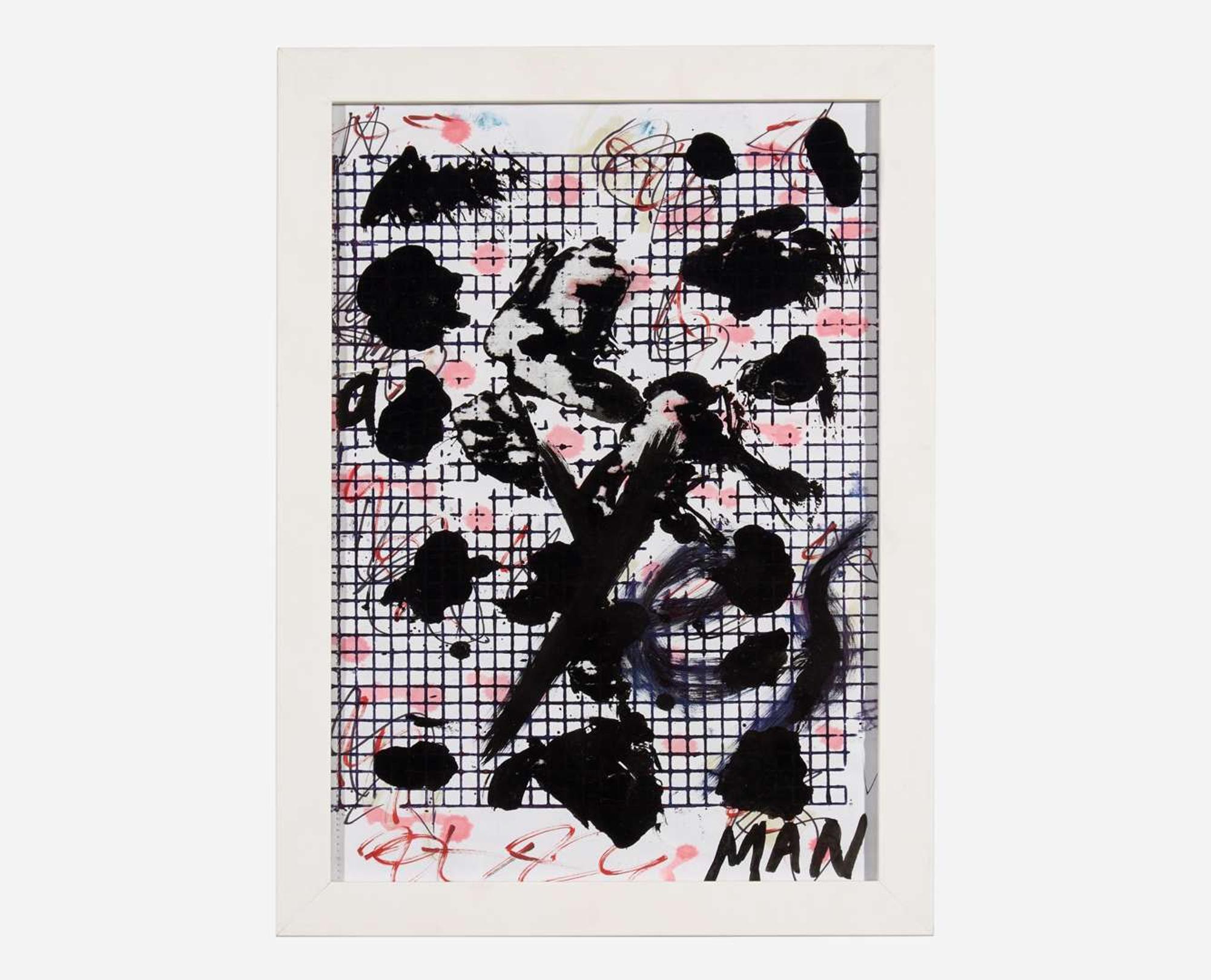 Oscar Murillo (Colombian, b. 1986) - Untitled (Man)
