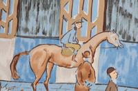 Five Designer Silk Scarves: Two Hermès, Gucci, Bottega Veneta, Pierre Cardin