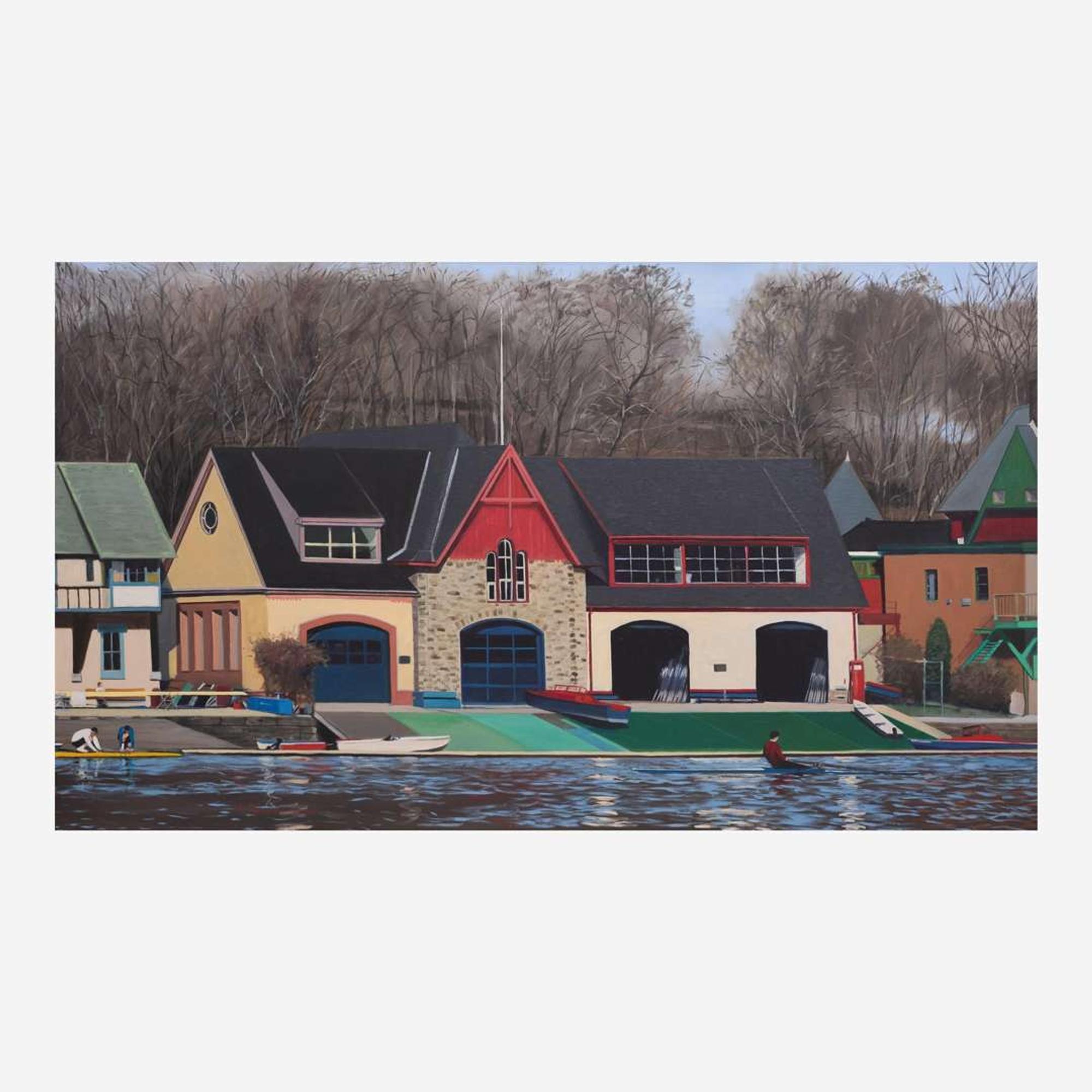 Joseph Sweeney (American, b. 1950) Early Spring Rowing
