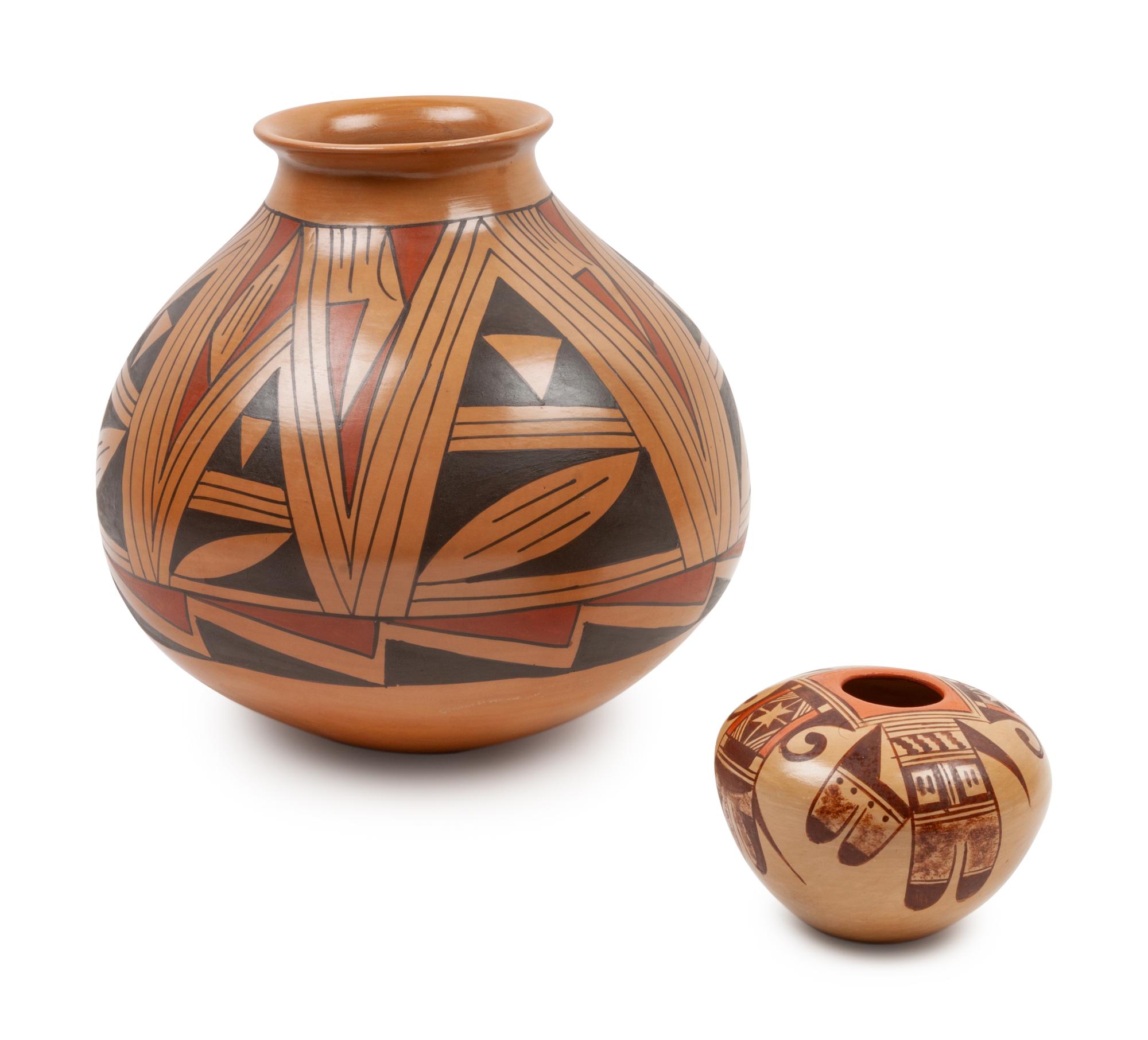Two Mata Ortiz Pottery Vessels