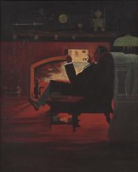 Attributed to William Gropper (American, 1897–1977) — Firelight