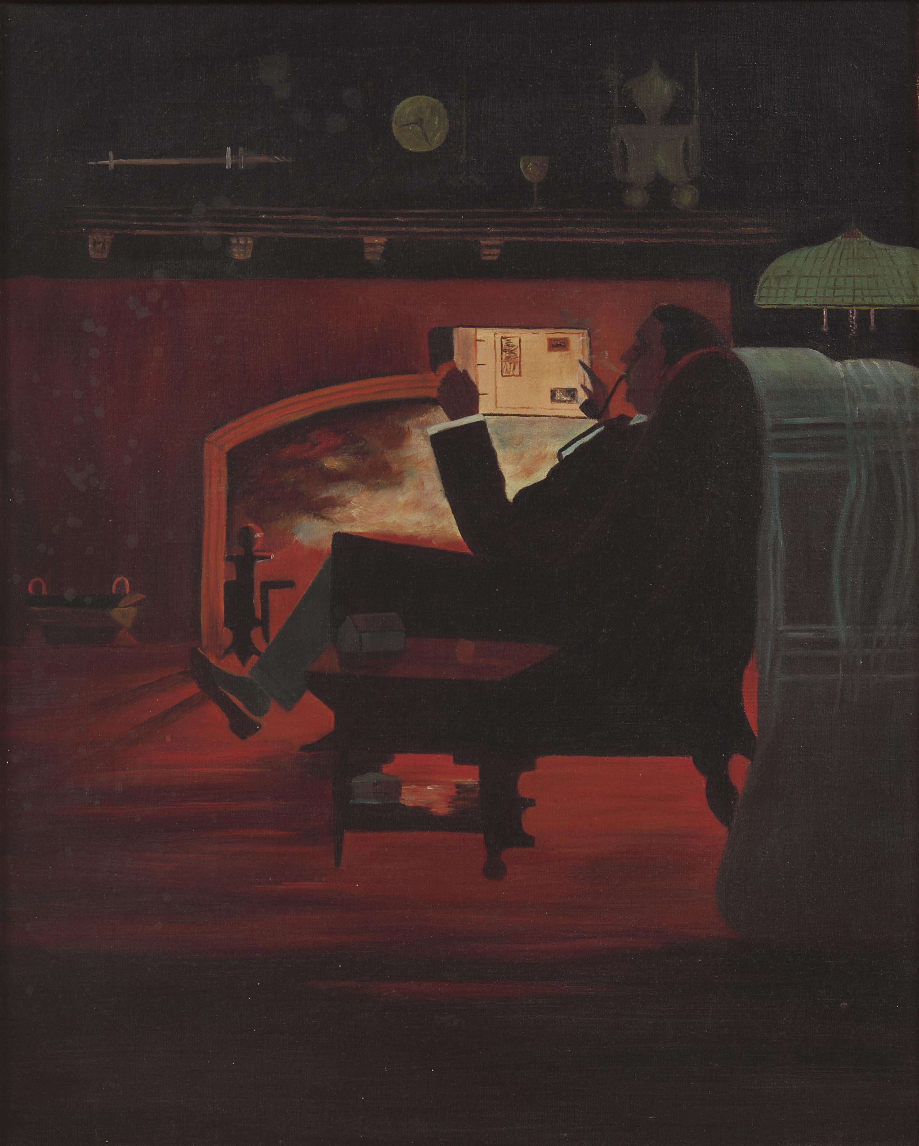 Attributed to William Gropper (American, 1897–1977) — Firelight