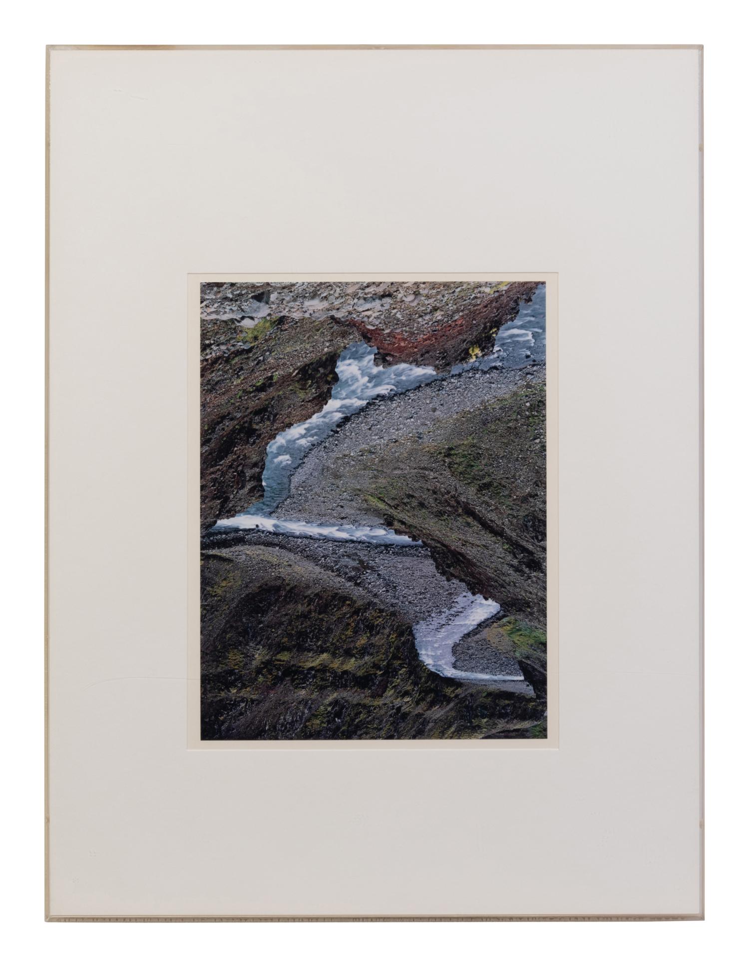 Iceland - '75 - Rocks and Flowers, Iceland - 1975 - Stream, and Iceland - 1972 - Waterfall (a group of three works)