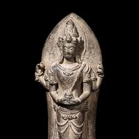A Bronze Figure of Shiva, Possibly East Java, 13th-14th Century 或東爪哇 十三-十四世紀 青銅濕婆立像