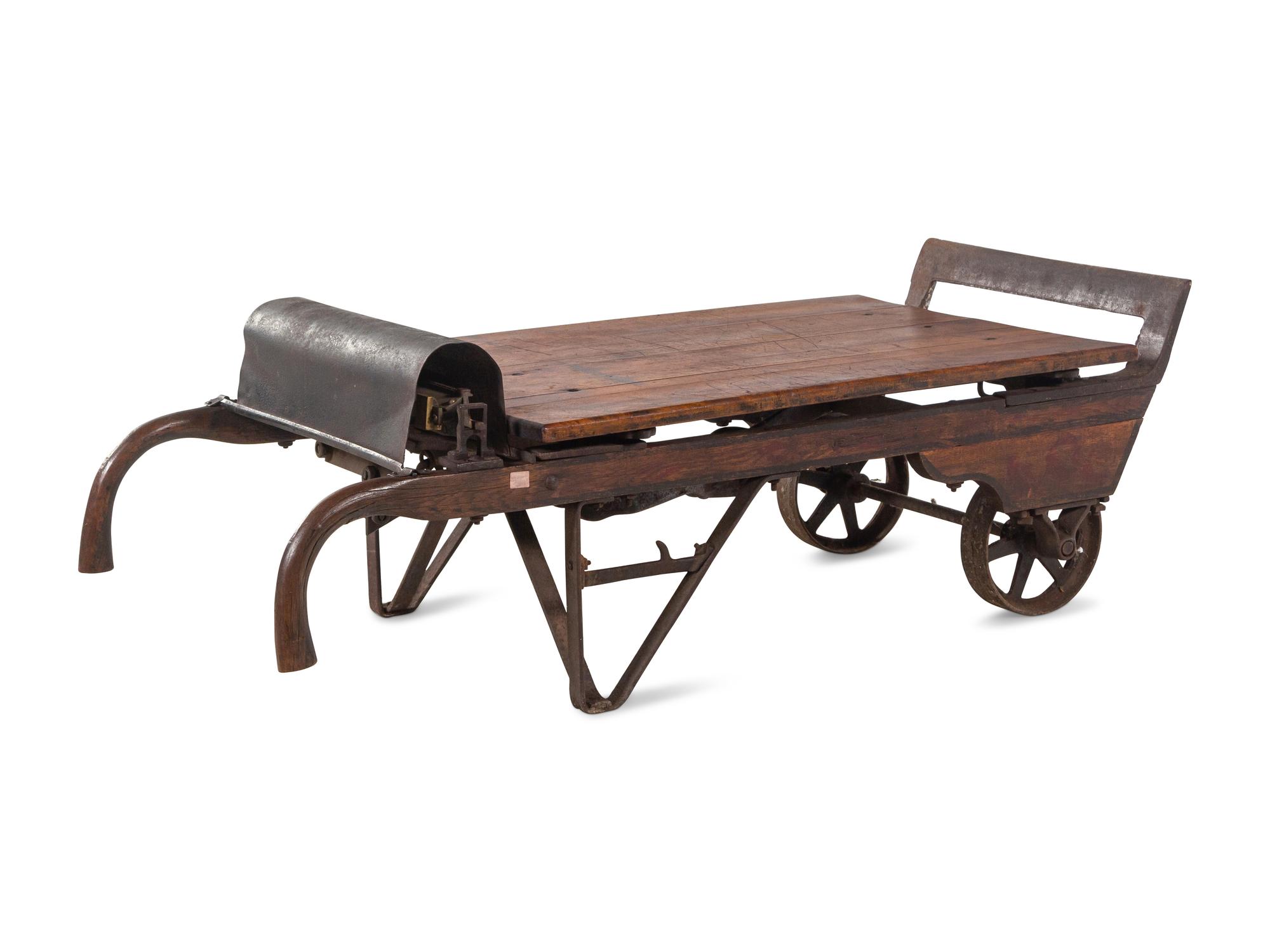 An American Hand Truck with Scale