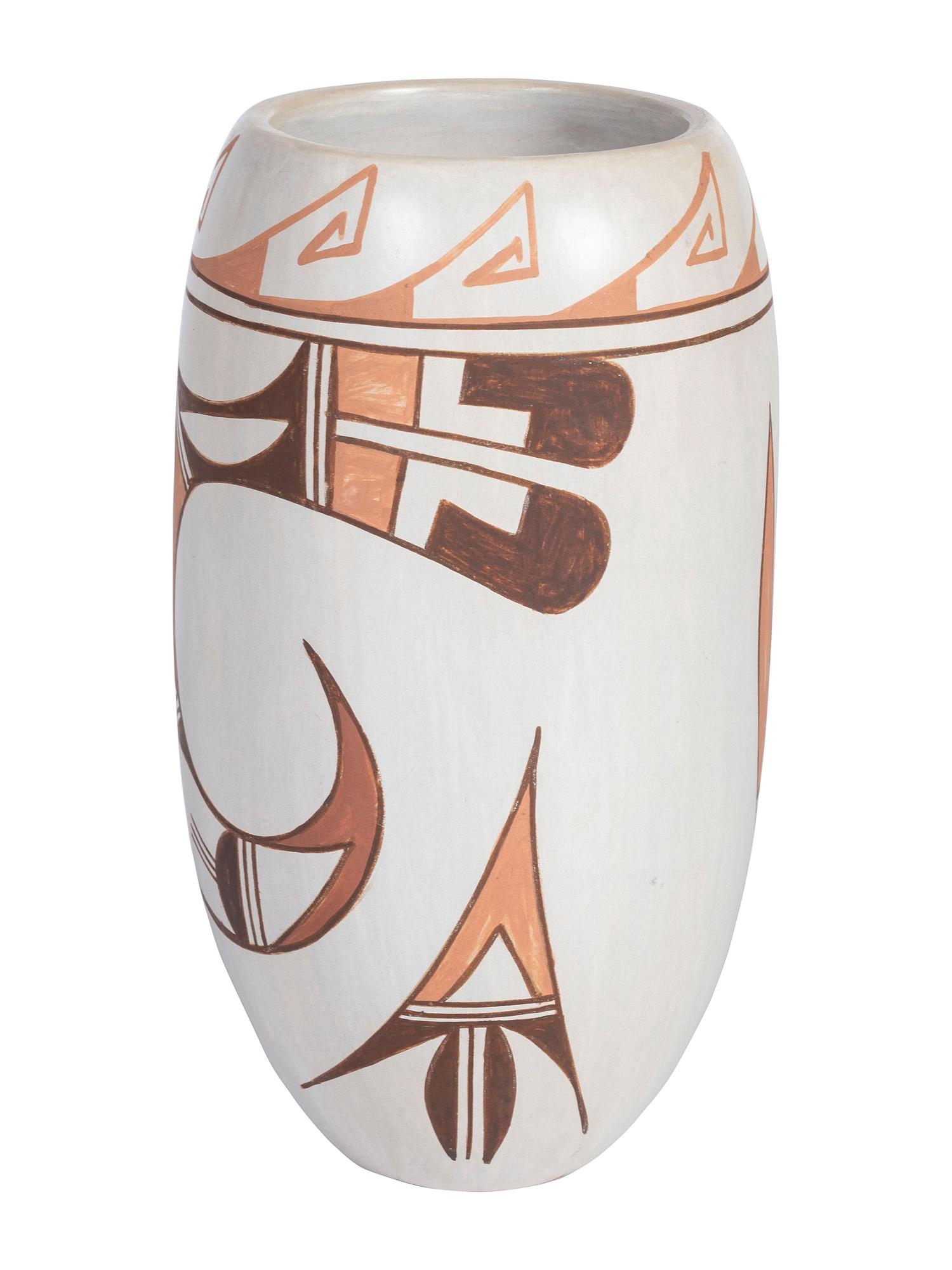 Polychrome Pottery Vase
