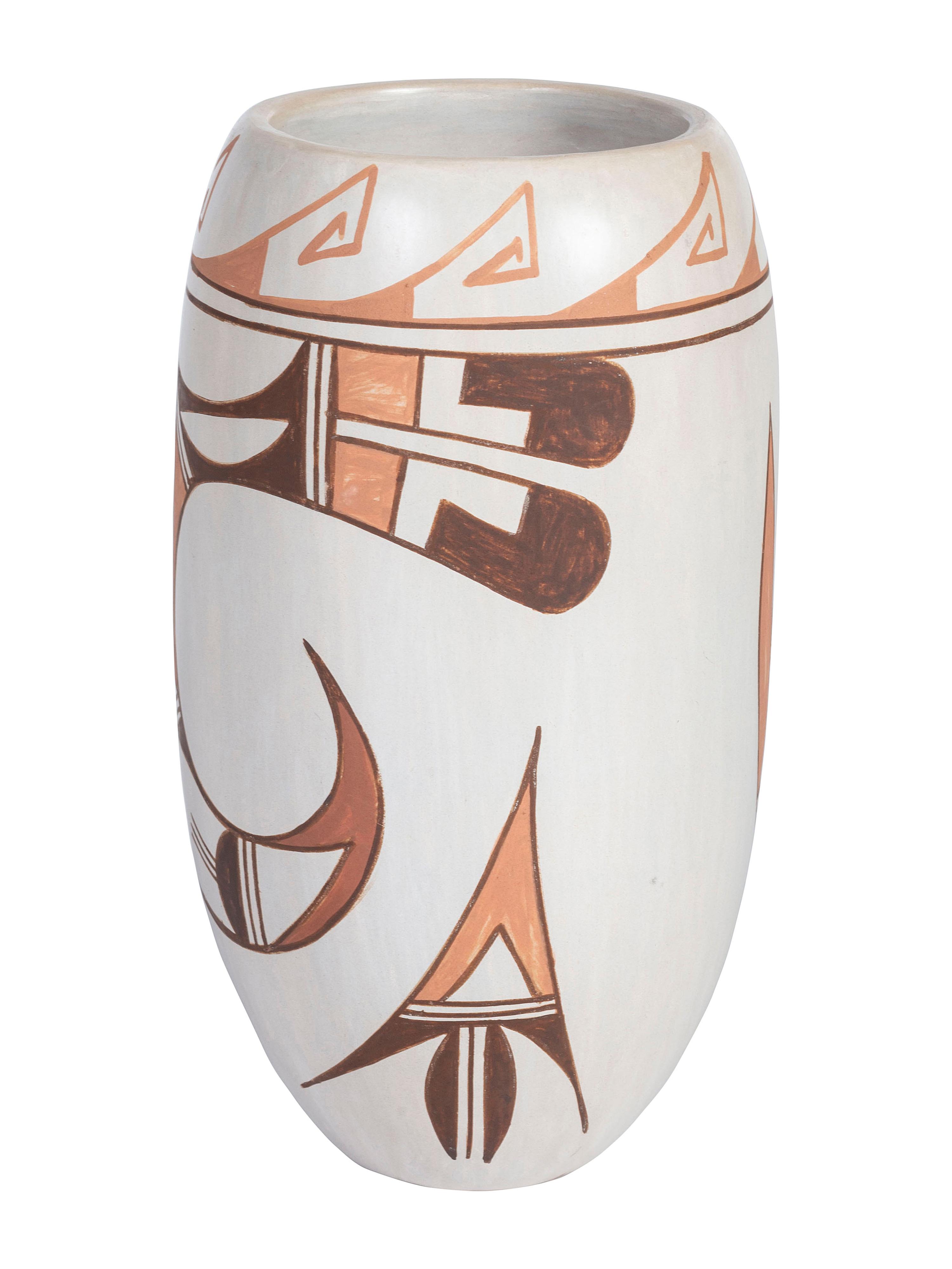 Polychrome Pottery Vase