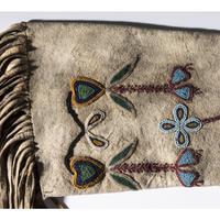 Northern Plains Beaded Hide Rifle Scabbard