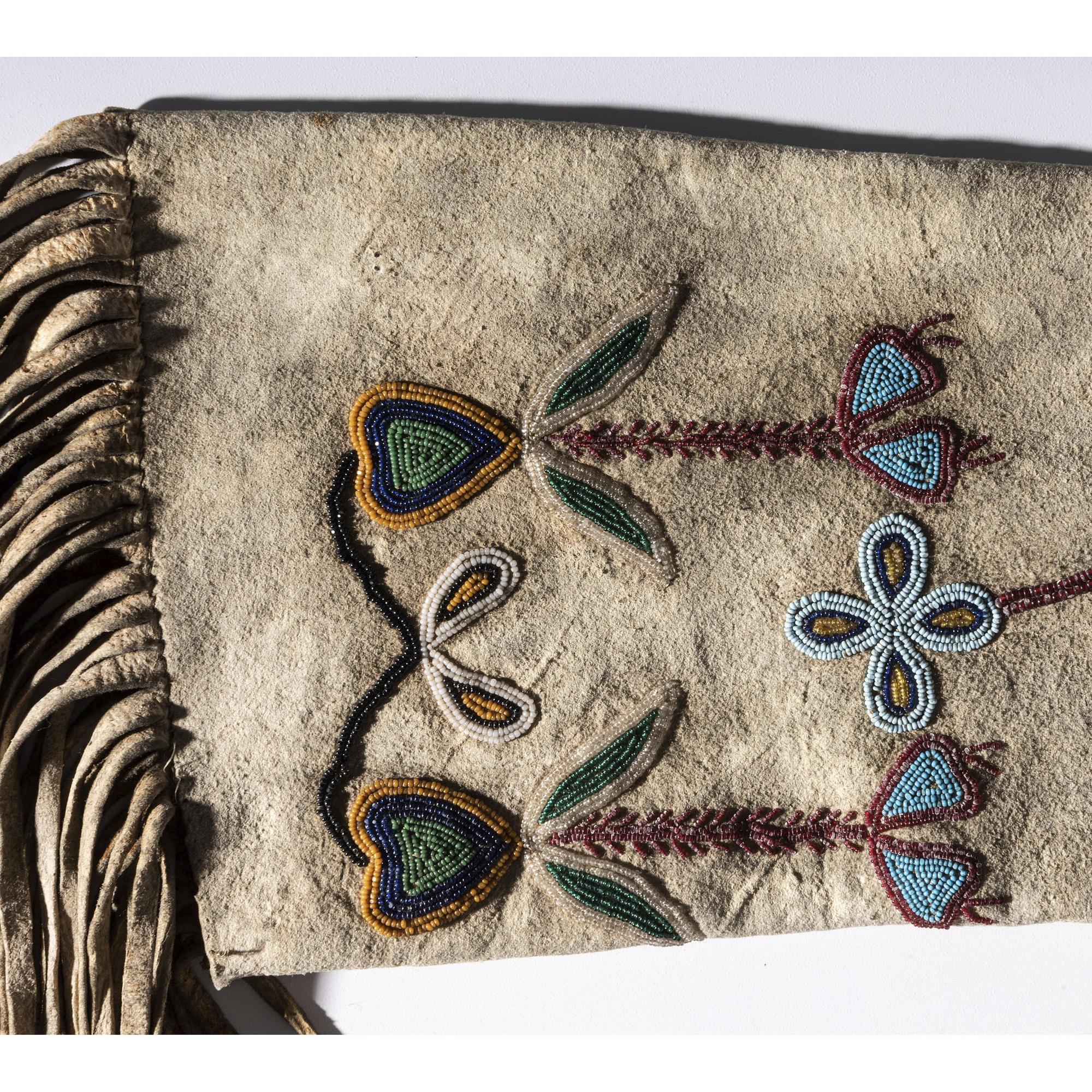 Northern Plains Beaded Hide Rifle Scabbard