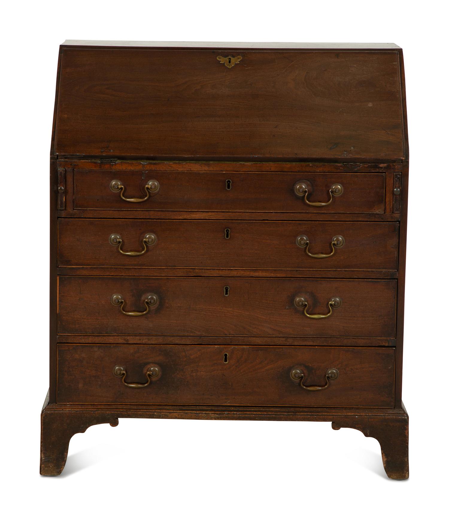 A George III Mahogany Fall-Front Desk