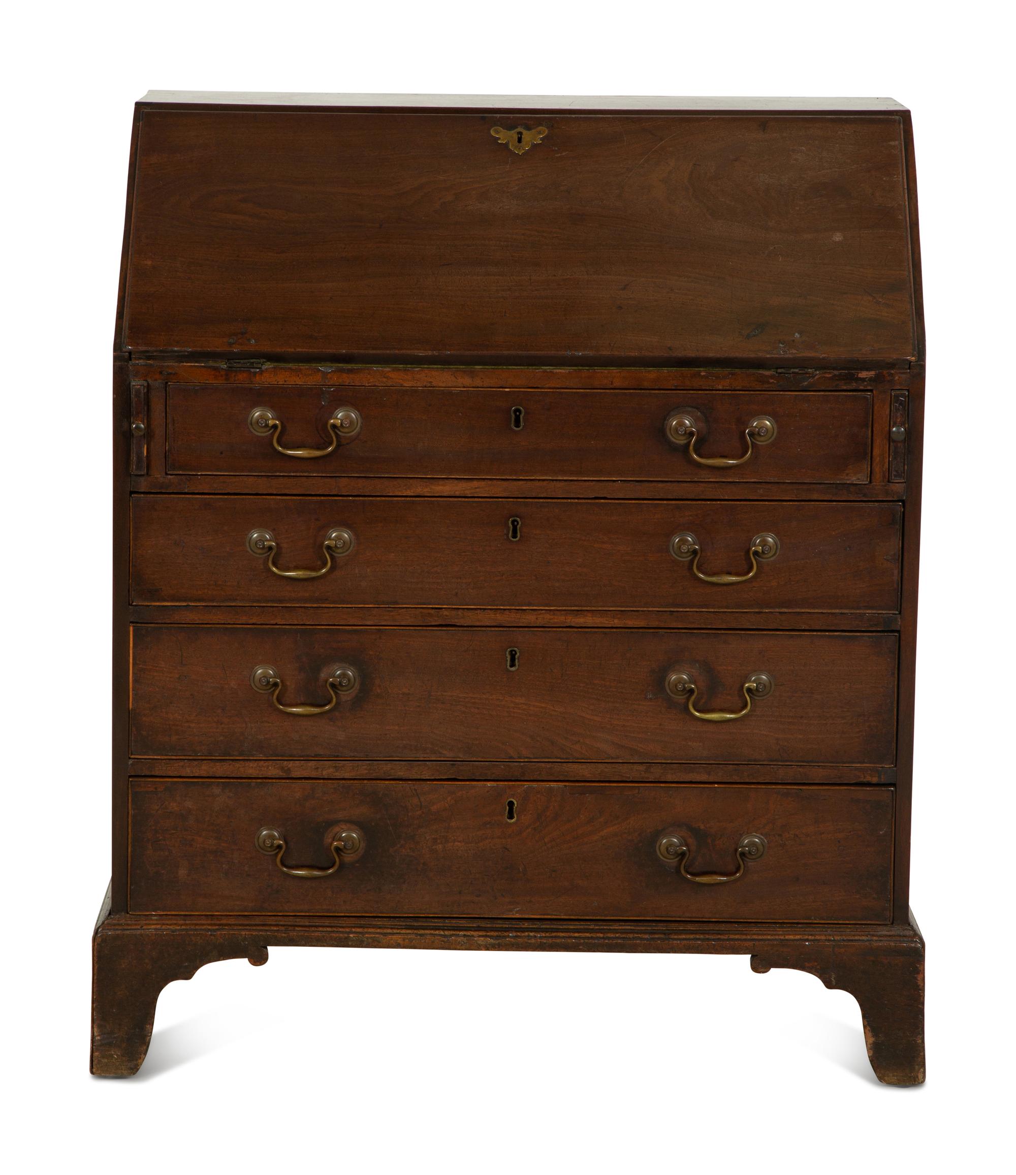 A George III Mahogany Fall-Front Desk