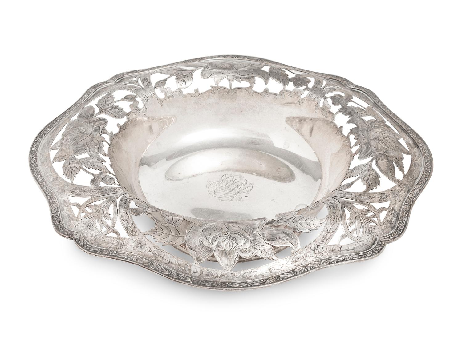 An American Silver Center Bowl