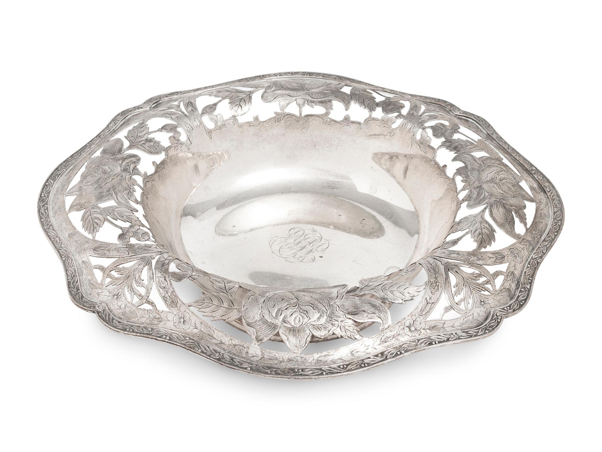 An American Silver Center Bowl