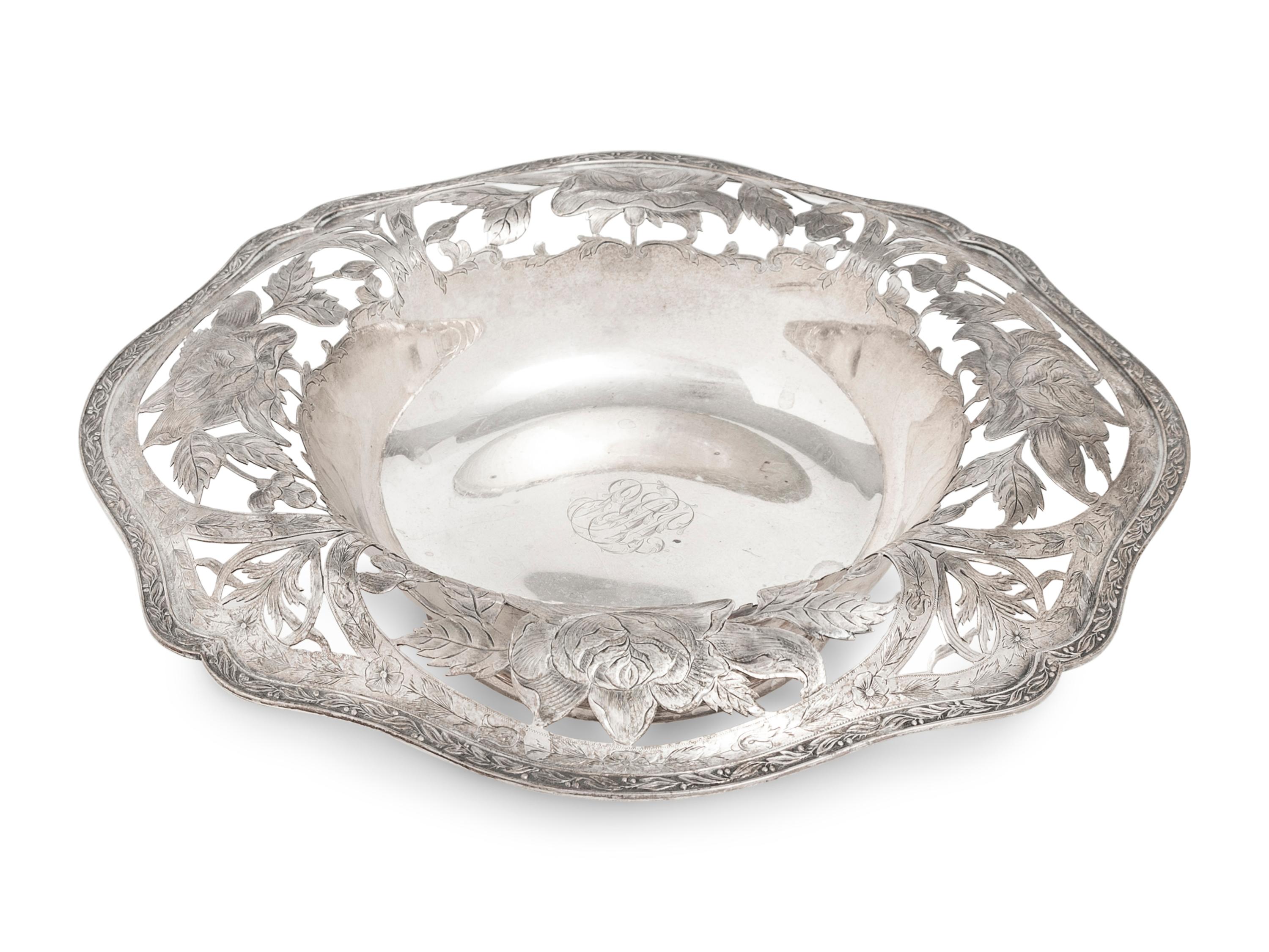 An American Silver Center Bowl
