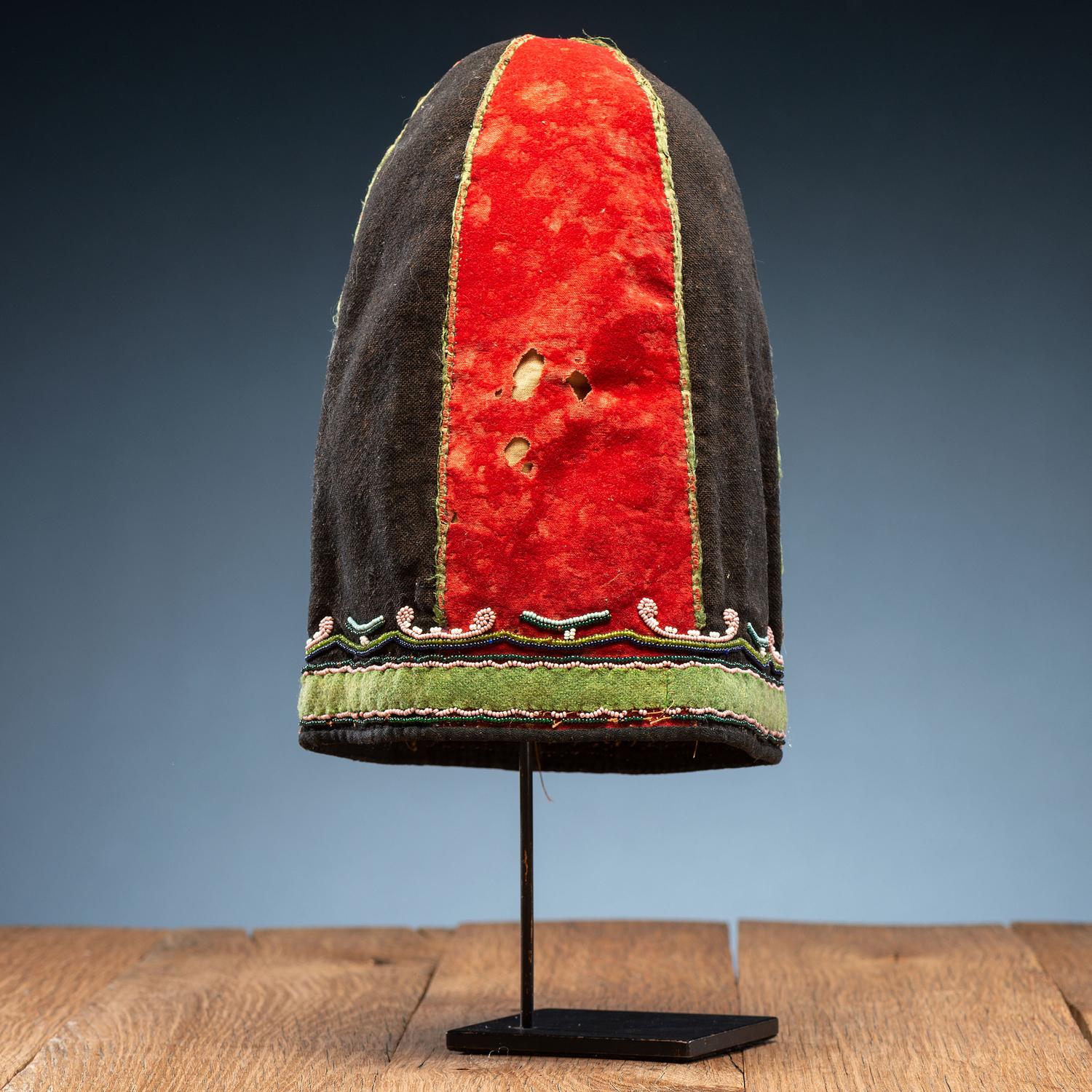 Innu [Naskapi] Beaded Wool Cap