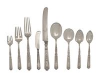 An American Silver Flatware Service
