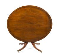 A George III Mahogany Breakfast Table Height 29 x width 54 x depth 43 inches. — 19TH CENTURY