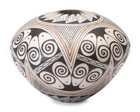 Polychrome Seed Jar