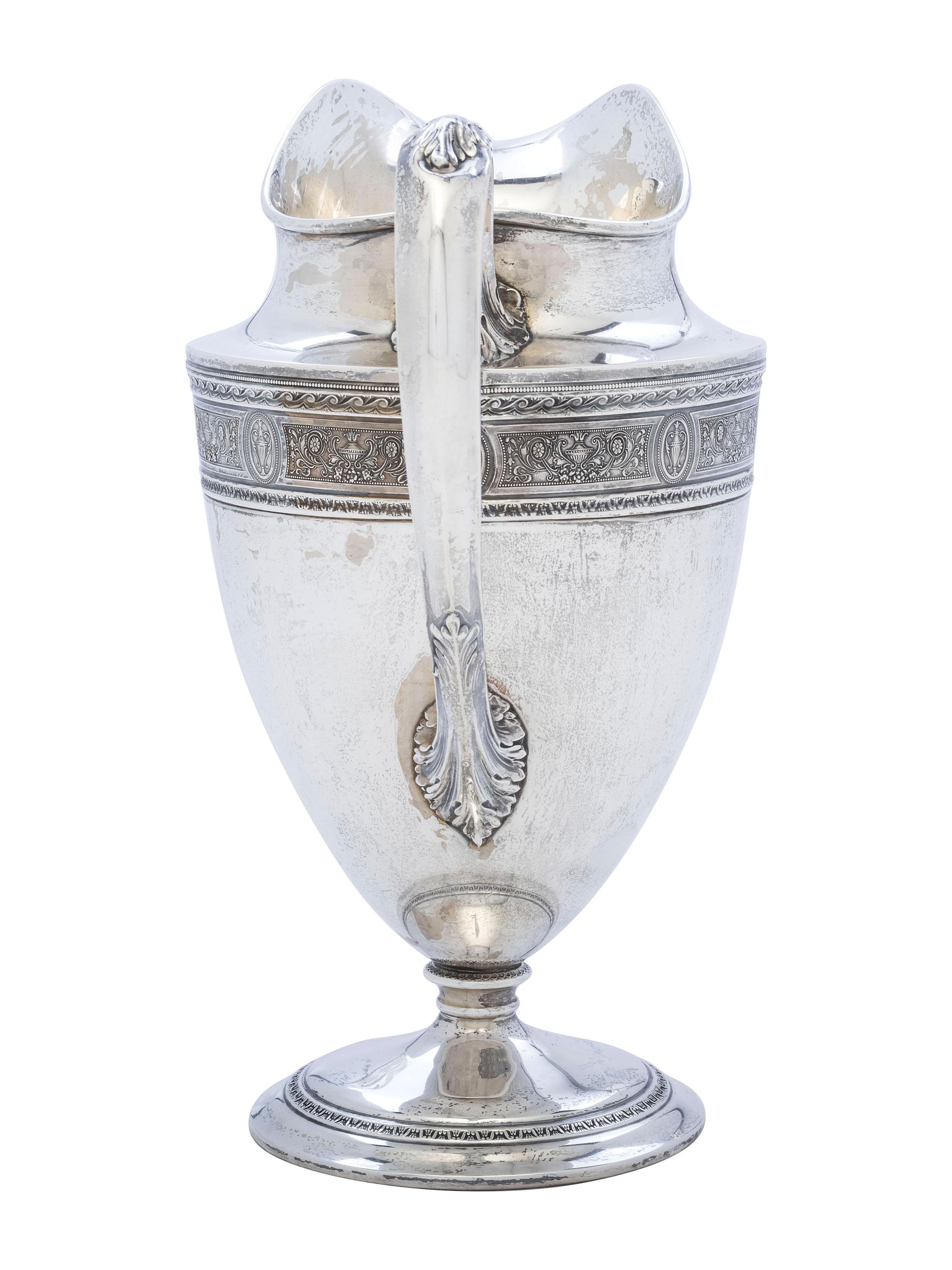 An American Silver Water Pitcher