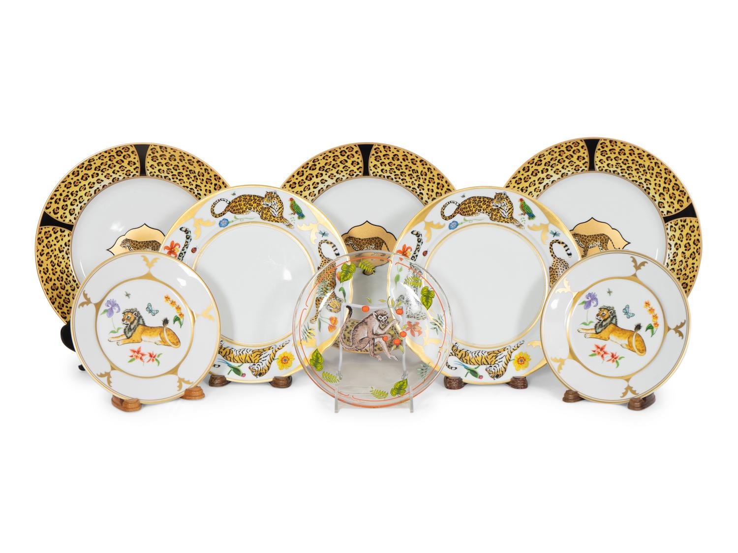 A Lynn Chase Jungle-Themed Porcelain Dinner Service