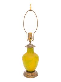 A Cameo Glass Table Lamp