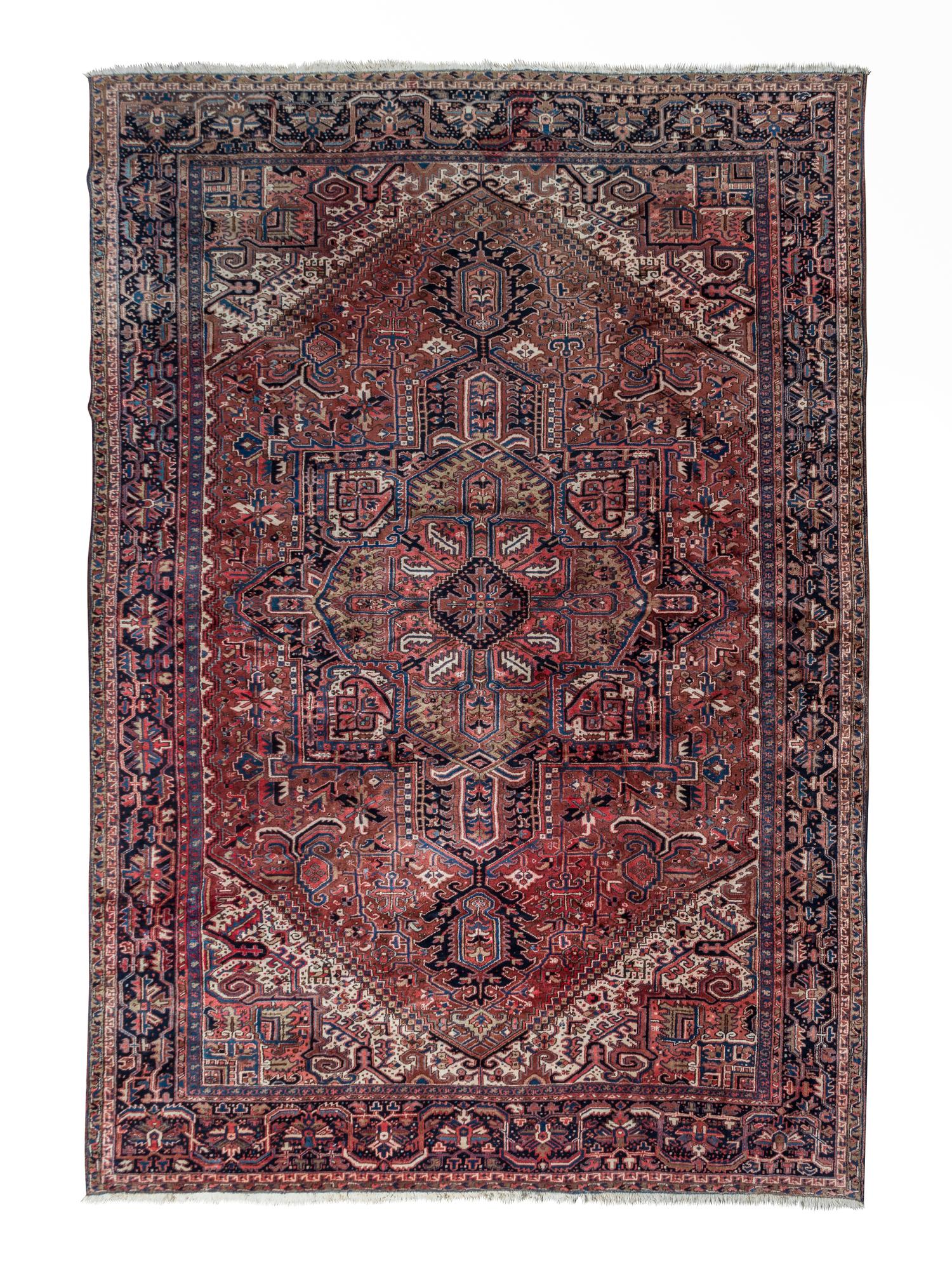 A Heriz Wool Rug