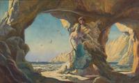 Hernando Gonzallo Villa, (American, 1881-1952), The Enchanted Cove, 1918