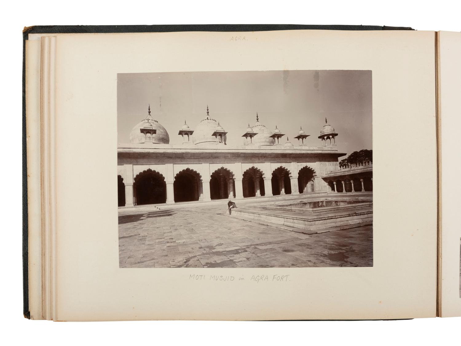 [EARLY PHOTOGRAPHY]. 3 late 19th-early 20th century albums documenting travels abroad, incl. India.