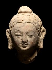Five Gandharan Fragmentary Stucco Heads
