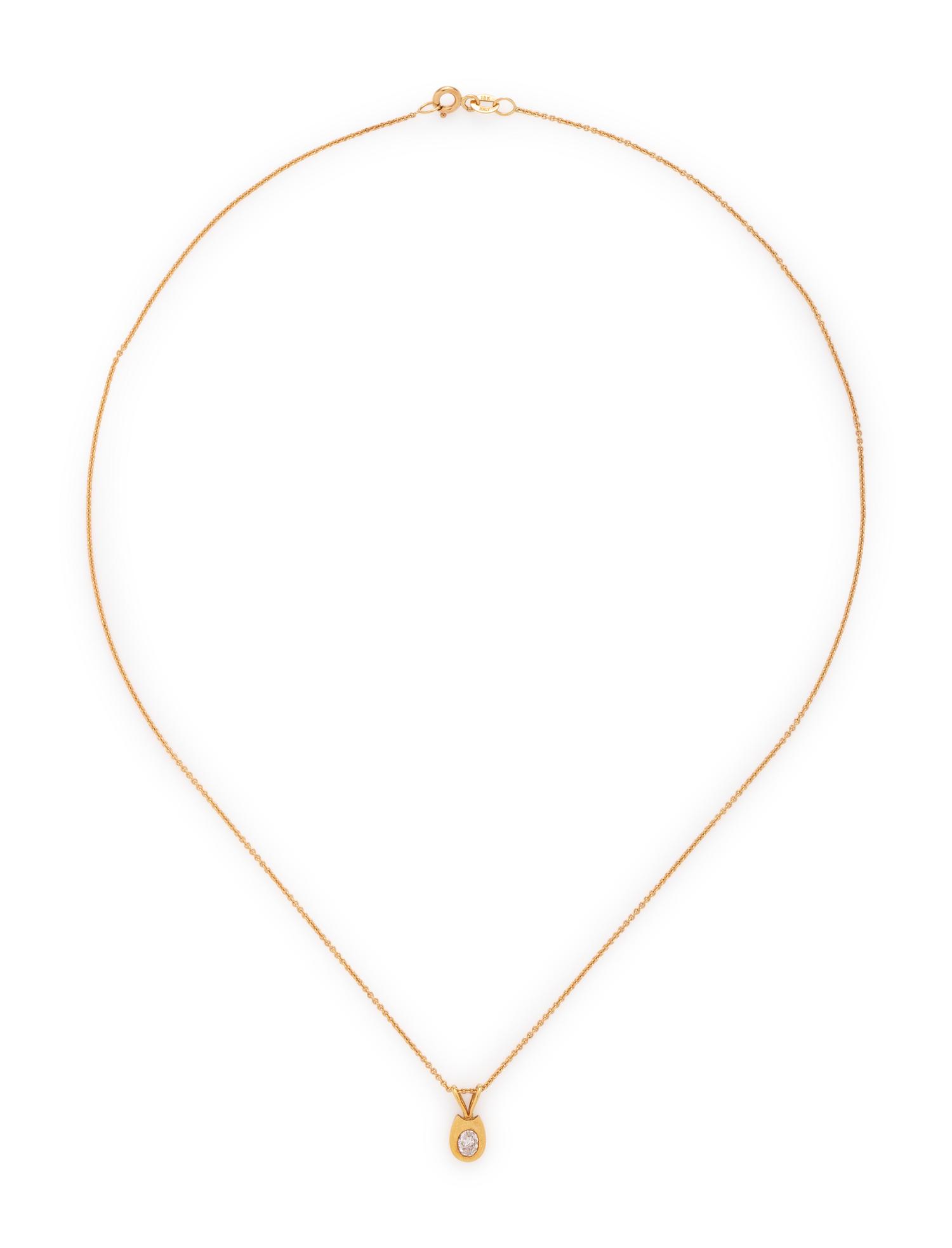 COLLECTION OF YELLOW GOLD AND DIAMOND NECKLACES