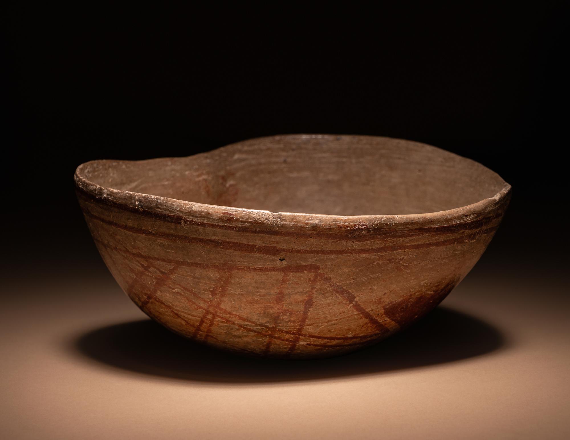 A Chupicuaro Creamware Pinch Bowl